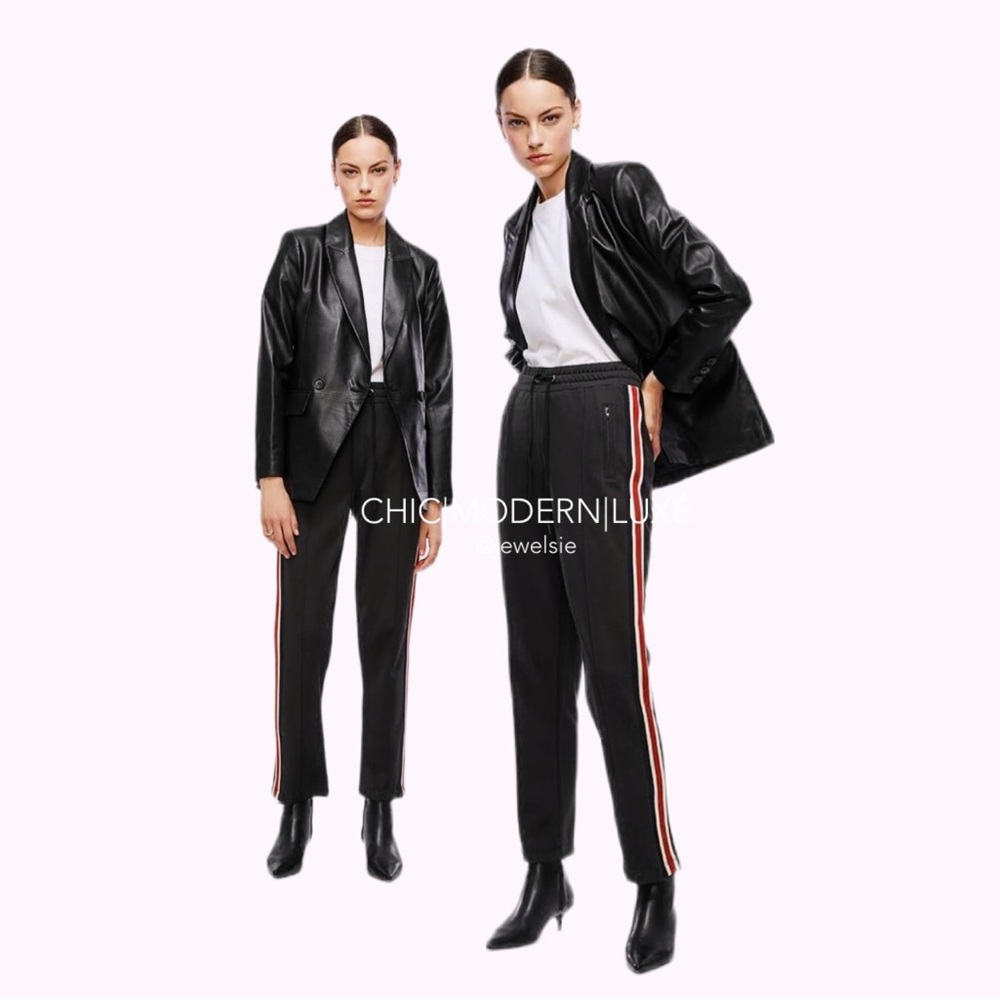 ANINE BING Nico Striped Track Pant - Picture 2 of 16